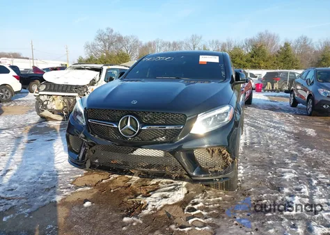 2019 Mercedes-Benz Amg Gle 43 Coupe 4Matic z USA, uszkodzony, nr VIN 4JGED6EB5KA155563